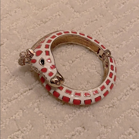 Jewelry - Preppy Cloisonné Giraffe Bangle Bracelet